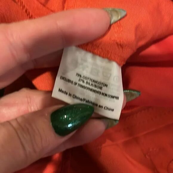 Tory Burch Coral Cotton/Silk Mini Pleated Shorts, 6! - Picture 7 of 8
